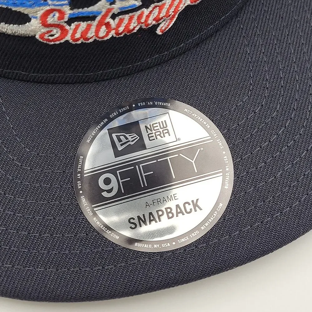 New Era Yankees Mets 2000 Subway World Series 9FIFTY Snapback A-Frame Hat NWT